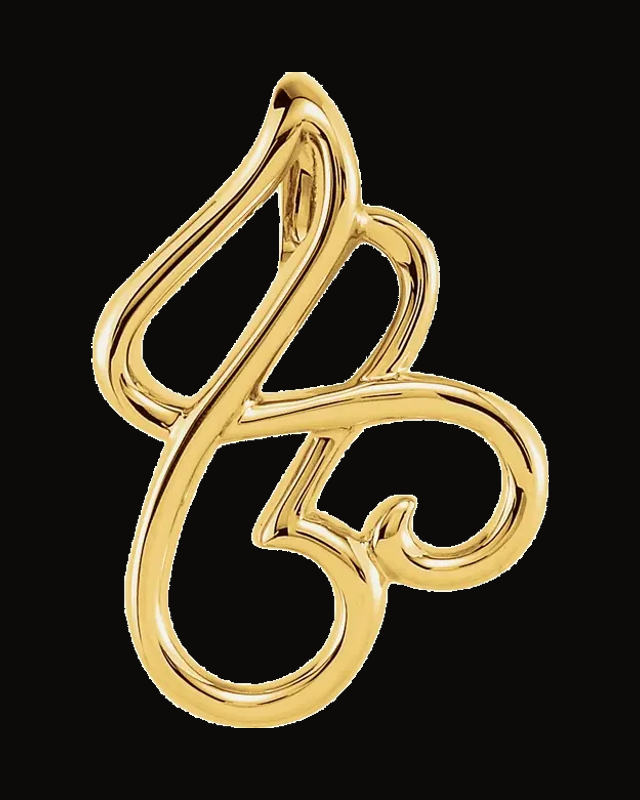 Freeform Pendant — 14K Yellow Gold