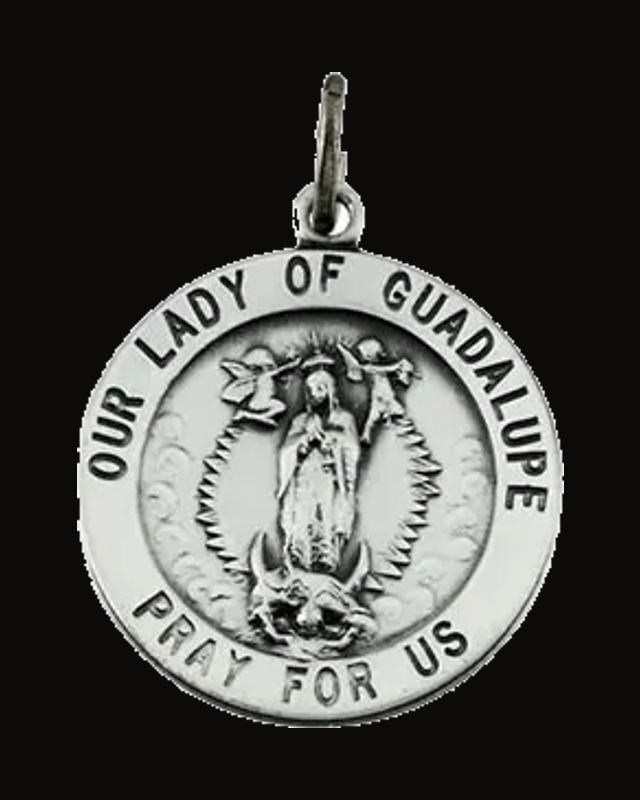 Our Lady of Guadalupe Medal Necklace or Pendant