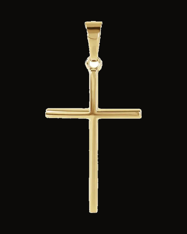 Cross Pendant — 14K Yellow Gold