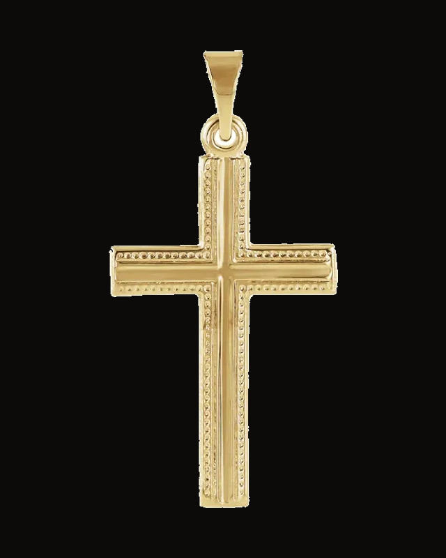 Cross Pendant — 14K Yellow Gold