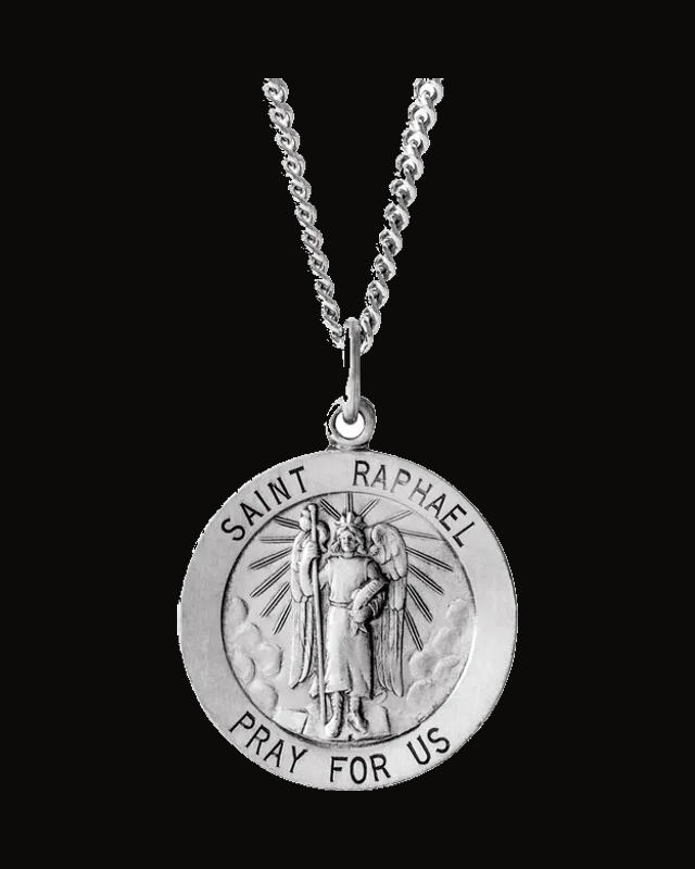 St. Raphael Medal Necklace or Pendant