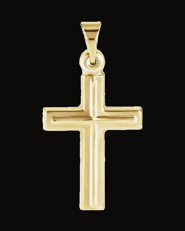 Cross Pendant — 14K Yellow Gold