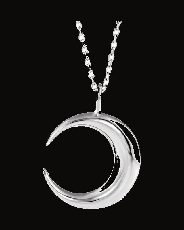 Crescent Moon Necklace or Charm/Pendant