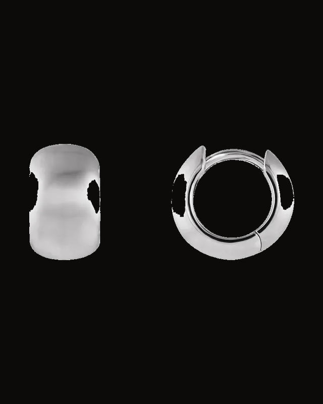 Hinged Hoop Earrings — Brush