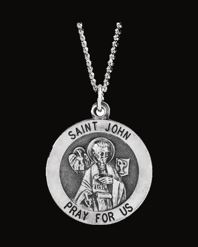 St. John the Evangelist Medal Necklace or Pendant