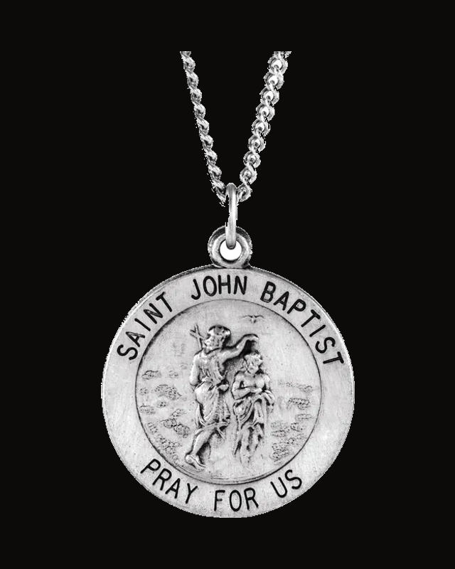 St. John the Baptist Medal Necklace or Pendant