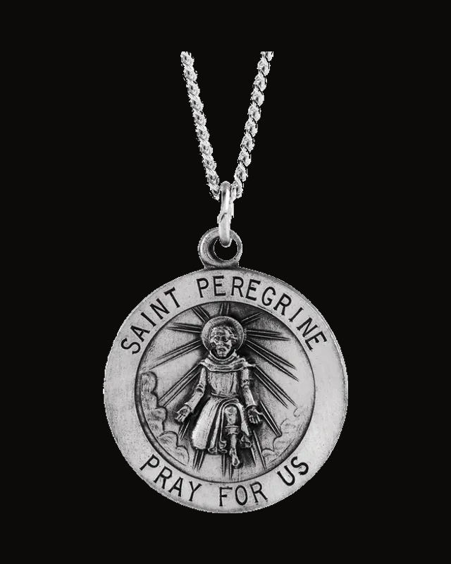 St. Peregrine Medal Necklace or Pendant