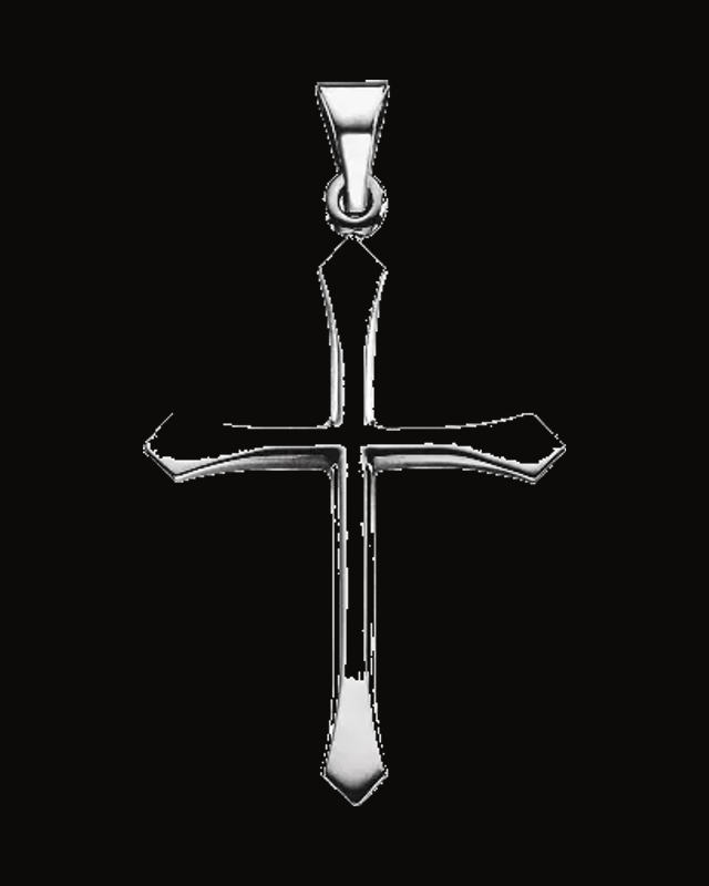 Cross Pendant — 14K Yellow Gold