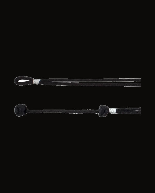 Black Satin Adjustable Double Cord Necklace