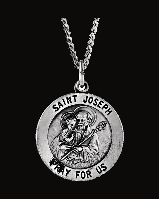 St. Joseph Medal Necklace or Pendant