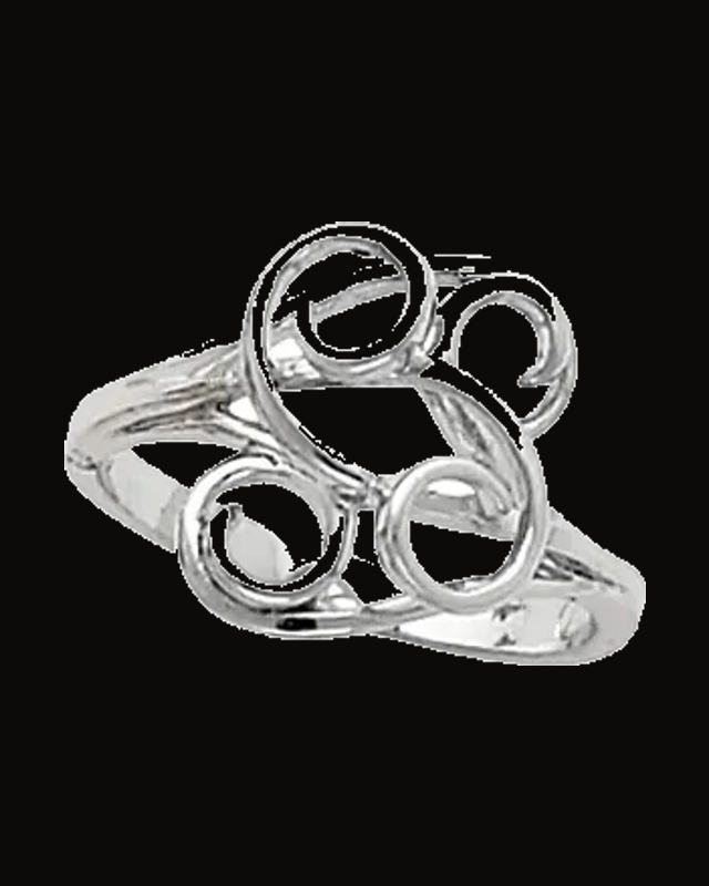 Freeform Ring — 14K White / Yellow Gold · 13 mm