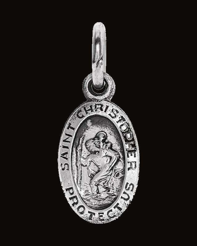 St. Christopher Medal Necklace or Pendant