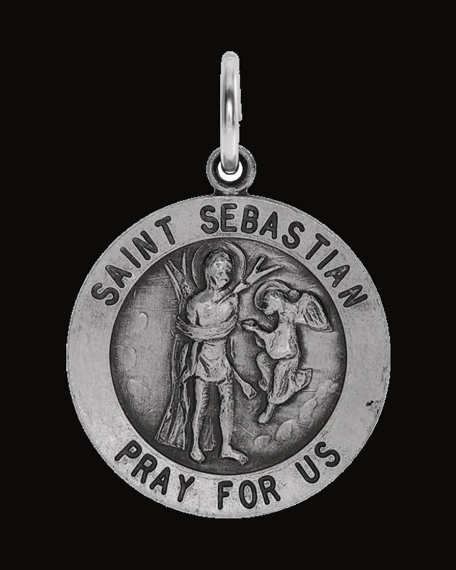St. Sebastian Medal Necklace or Pendant
