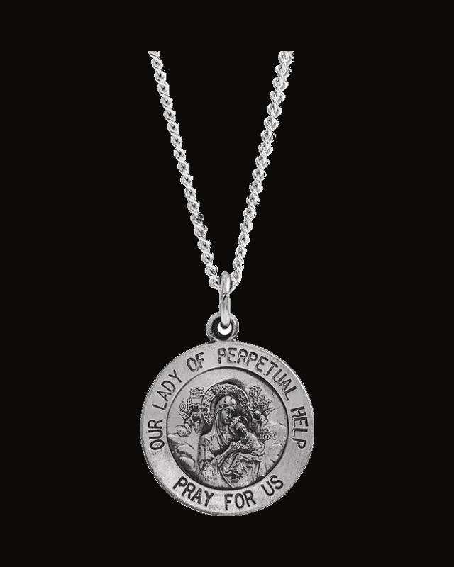 Our Lady of Perpetual Help Medal Necklace or Pendant