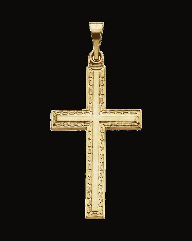 Cross Pendant — 14K Yellow Gold
