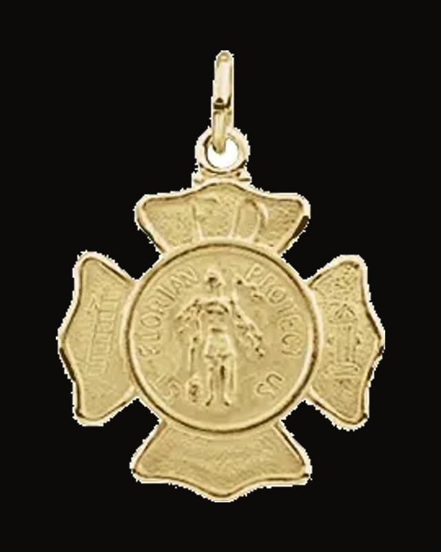 St. Florian Medal Necklace or Pendant