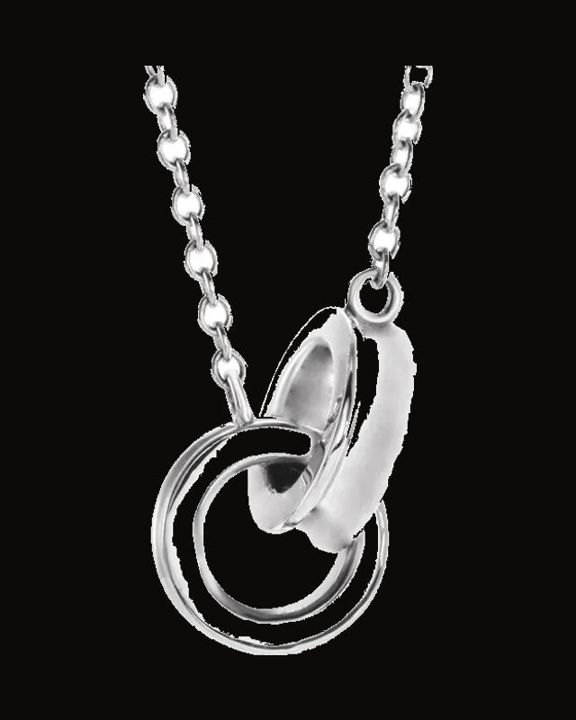 Interlocking Circle Necklace or Center
