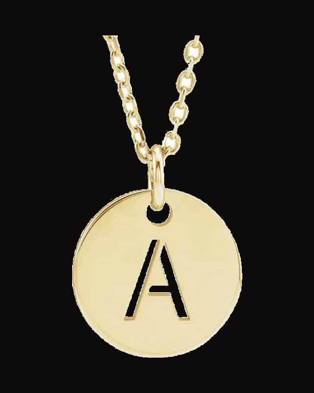 Initial Necklace or Charm/Pendant