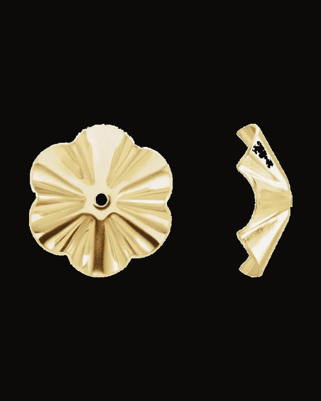 Buttercup Earring Jackets — 14K Yellow Gold
