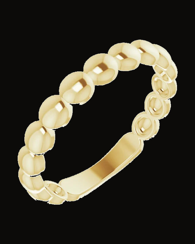 Stackable Beaded Ring