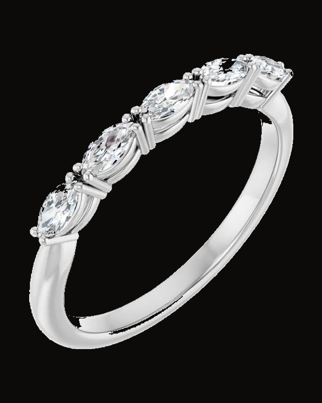 1/3 CTW Lab-Grown Diamond Anniversary Band — 14K White / Yellow Gold · 1.9 mm