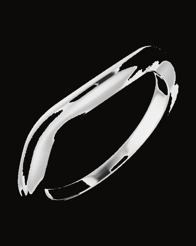 Matching Band — 14K White / Yellow Gold · 1.69 mm