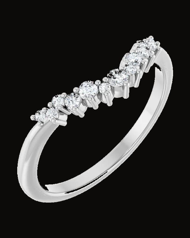 1/6 CTW Lab-Grown Diamond Contour Band