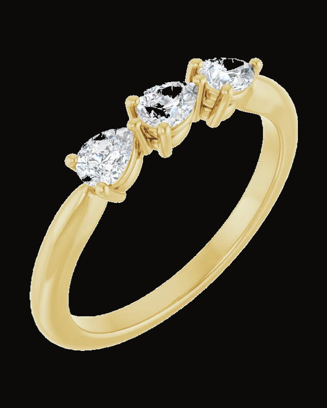 3/8 CTW Lab-Grown Diamond Anniversary Band — 14K Yellow Gold · 1.9 mm