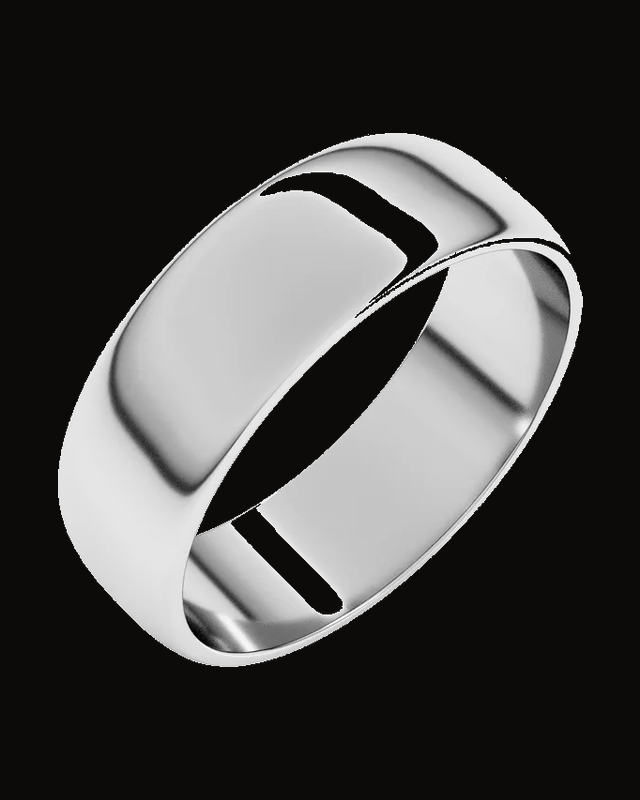 Lightweight Standard Fit Half Round Band