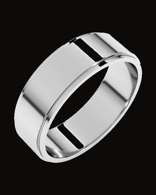 Stepped-Edge Flat Band