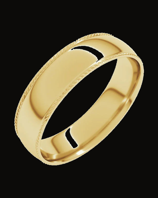 Rope Comfort-Fit Half Round Band