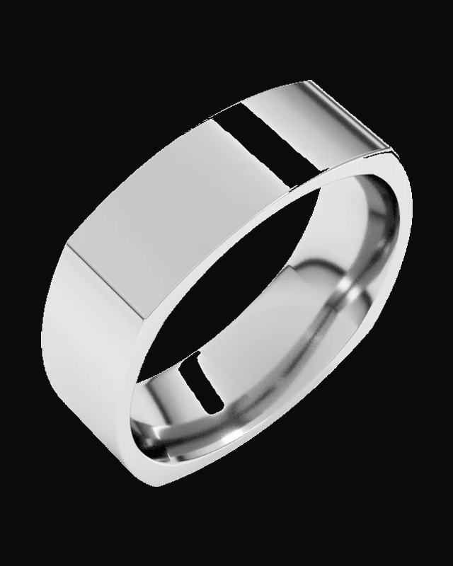 Standard Weight Comfort-Fit Square Band