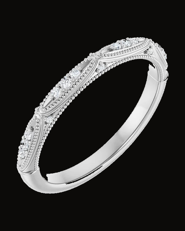 0.07 CTW Natural Diamond Band — 14K Yellow / White Gold · 2.2 mm