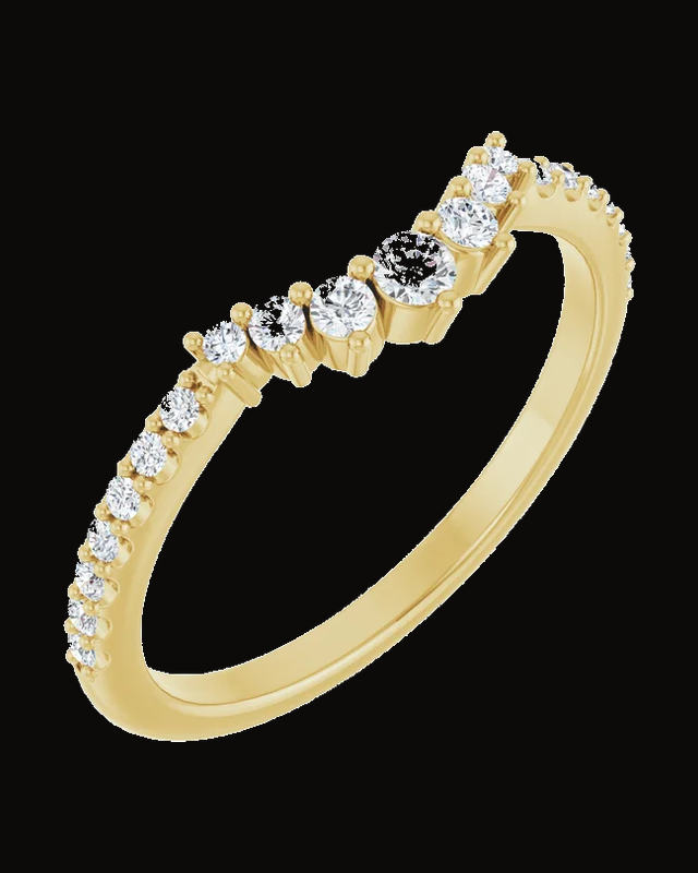1/3 CTW Lab-Grown Diamond Contour Band