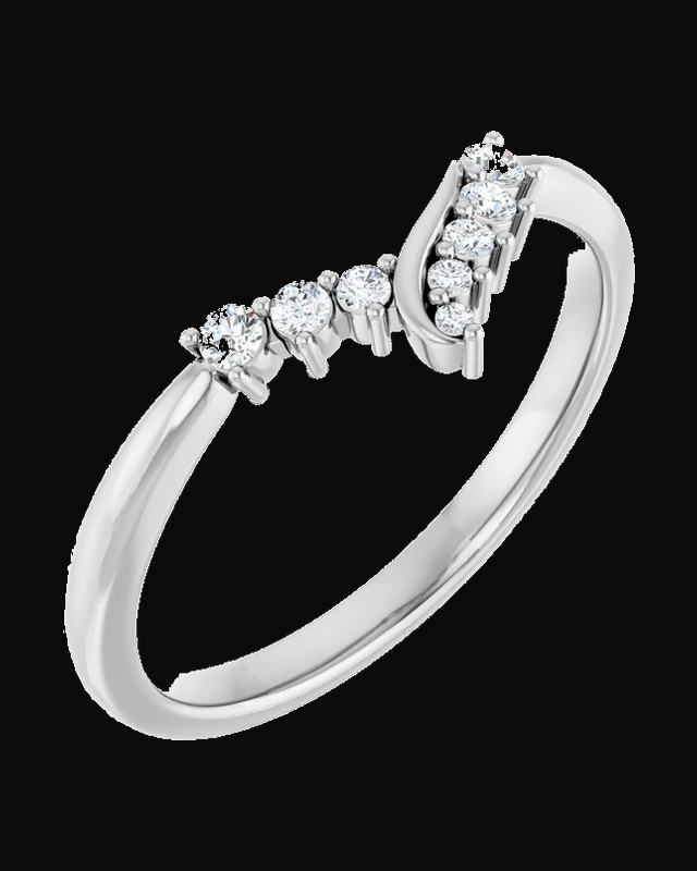 Contour Band — 14K White / Yellow Gold · 2.08 mm