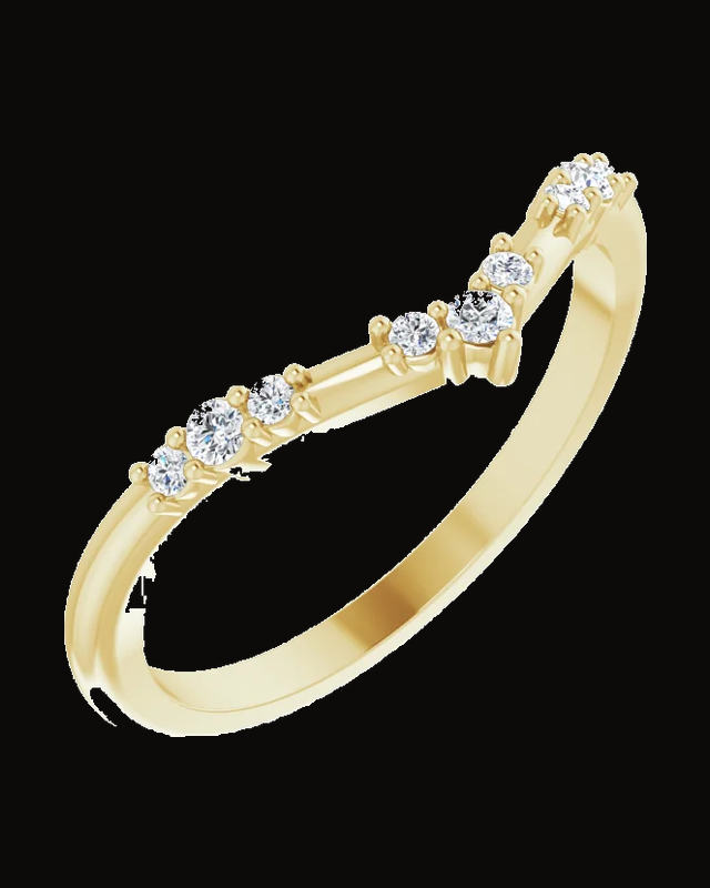 1/10 CTW Natural Diamond Matching Band — 14K Yellow Gold · 1.5 mm