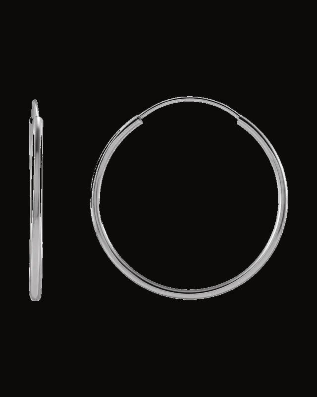 Flexible Endless Tube Hoop Earrings