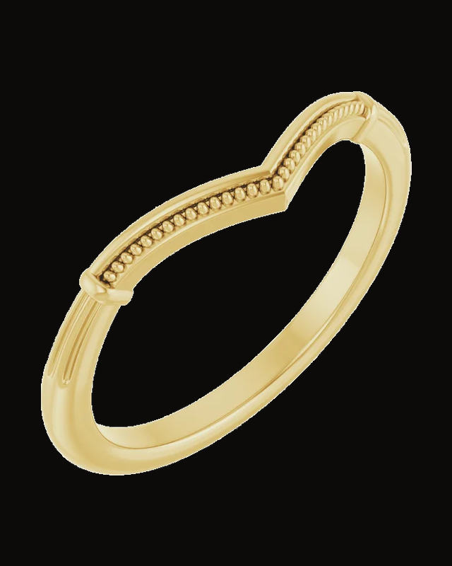 Accented Claddagh Engagement Ring or Band — 14K Yellow Gold · 1.7 mm