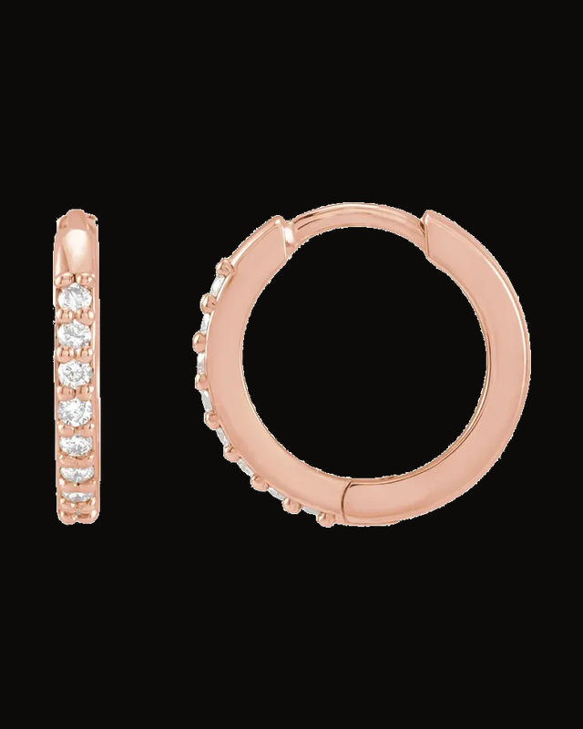 Accented Huggie Earrings