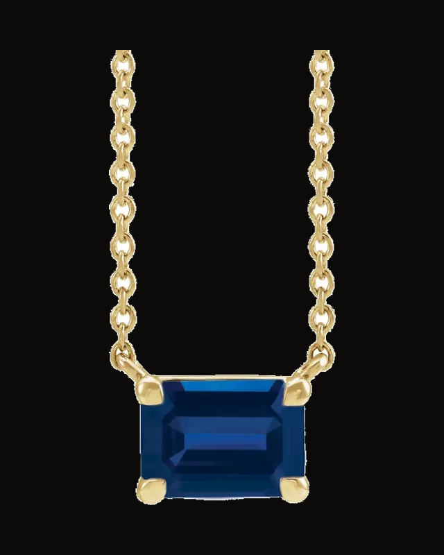 Claw-Prong Solitaire Necklace or Center