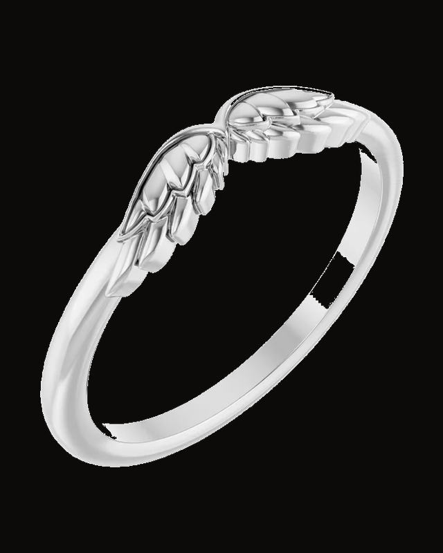 Stackable Angel Wings Ring