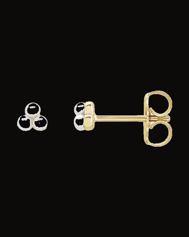 Freshwater Pearl Earrings — 14K Yellow Gold · 2 mm