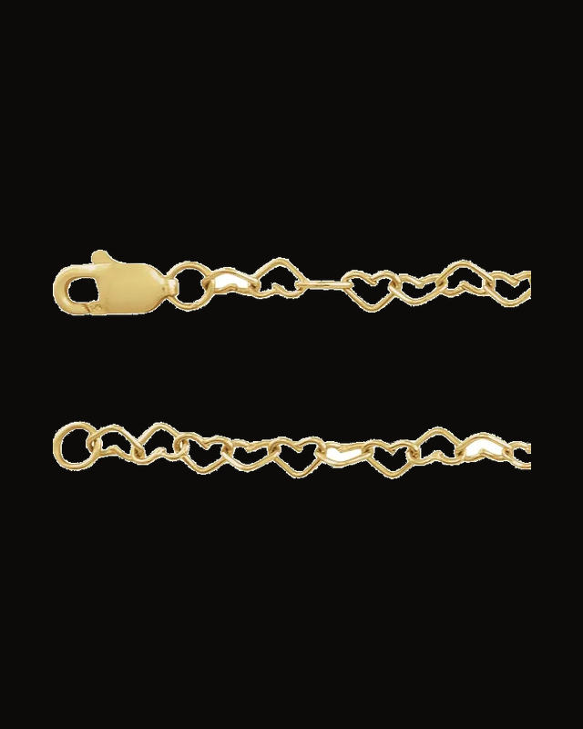 3.2 mm Heart Chain