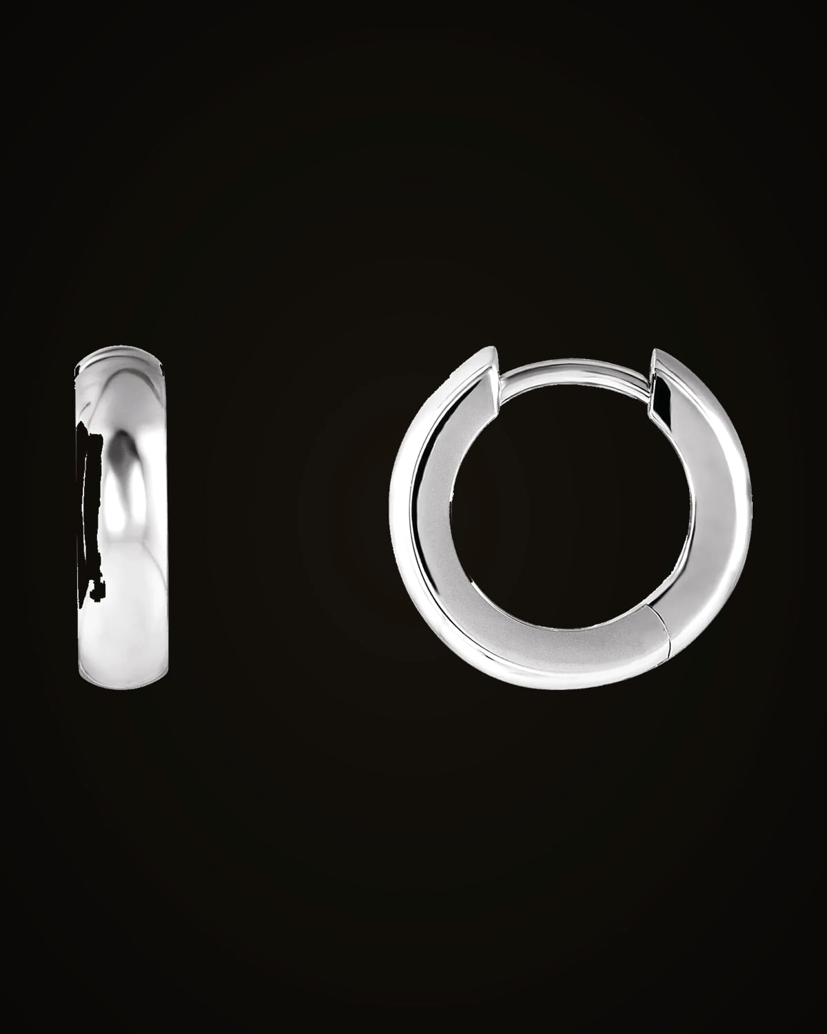 Hinged Earrings — Sterling Silver