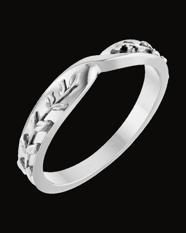 Twisted Floral Ring