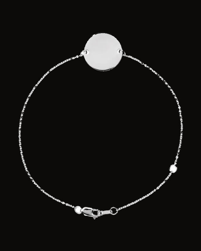Engravable Disc Bracelet