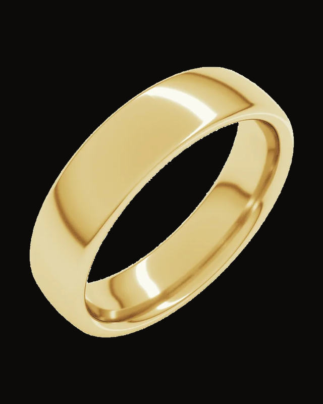 Comfort-Fit Standard Weight European-Style Band