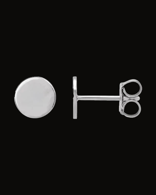 Engravable Disc Earrings