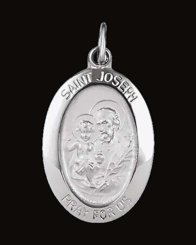 St. Joseph Medal Necklace or Pendant