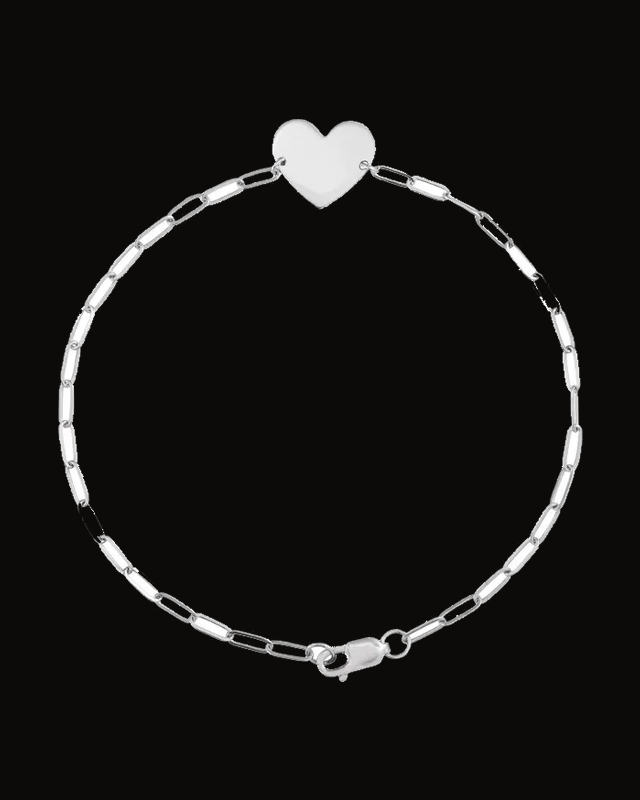 Engravable Heart Bracelet